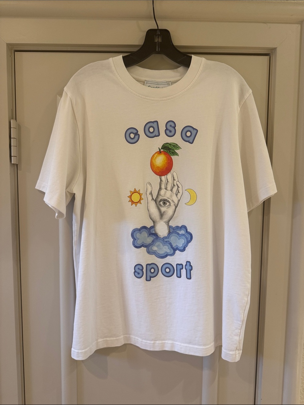 Casa Sport White Graphic T-Shirt